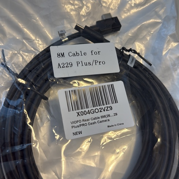 VIOFO Rear Cable 8M(26.2ft) ONLY for A229 Plus/PRO Dash Camera- USB C Cable - Picture 4 of 9